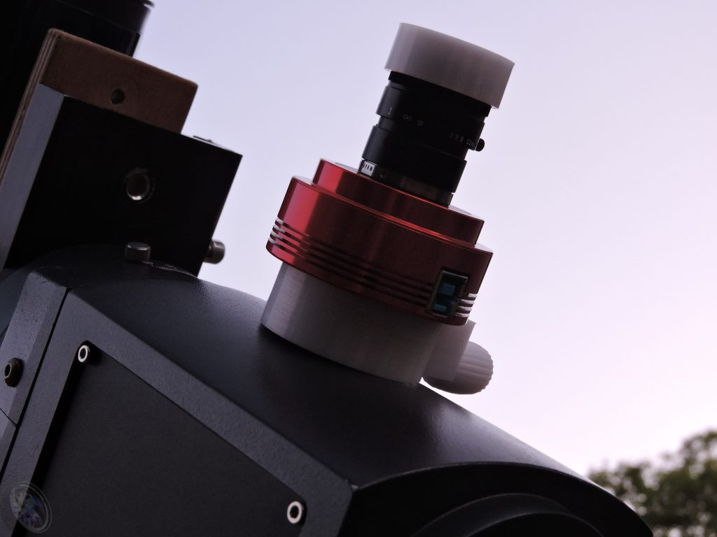 ASI120MM-S bereit für das Polaralignment