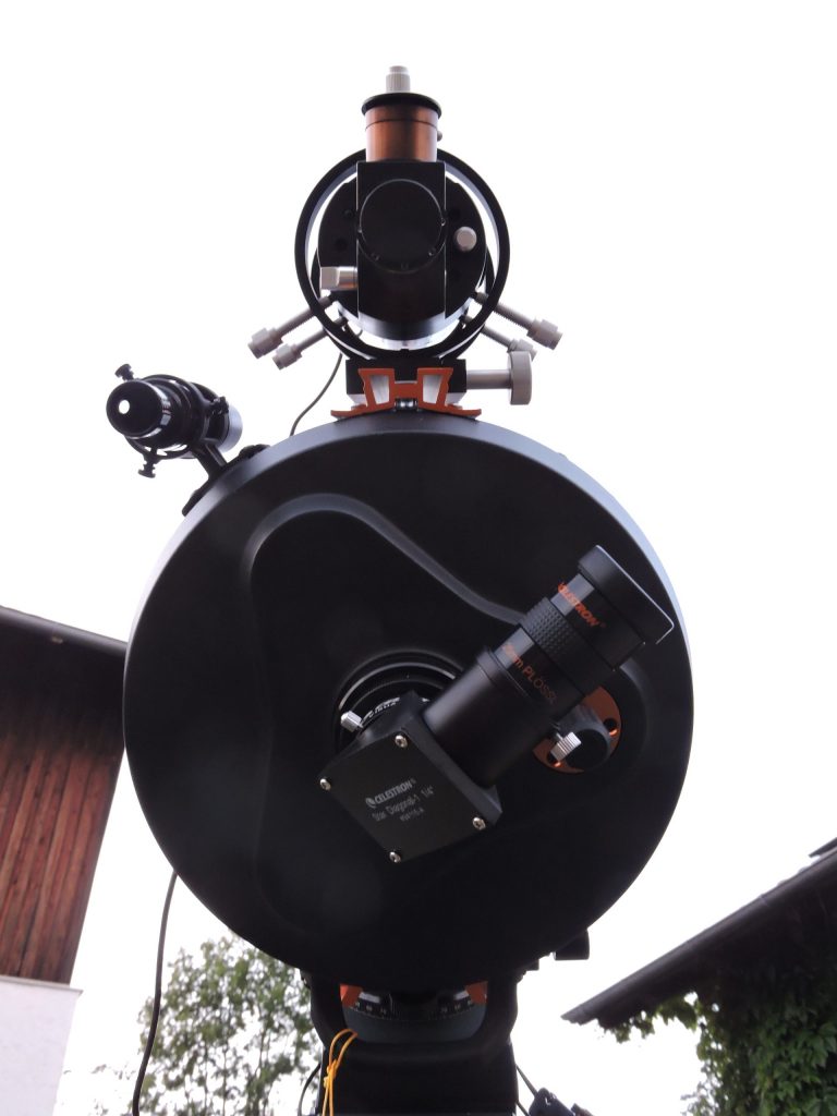 Celestron C9.25, "Busy end"