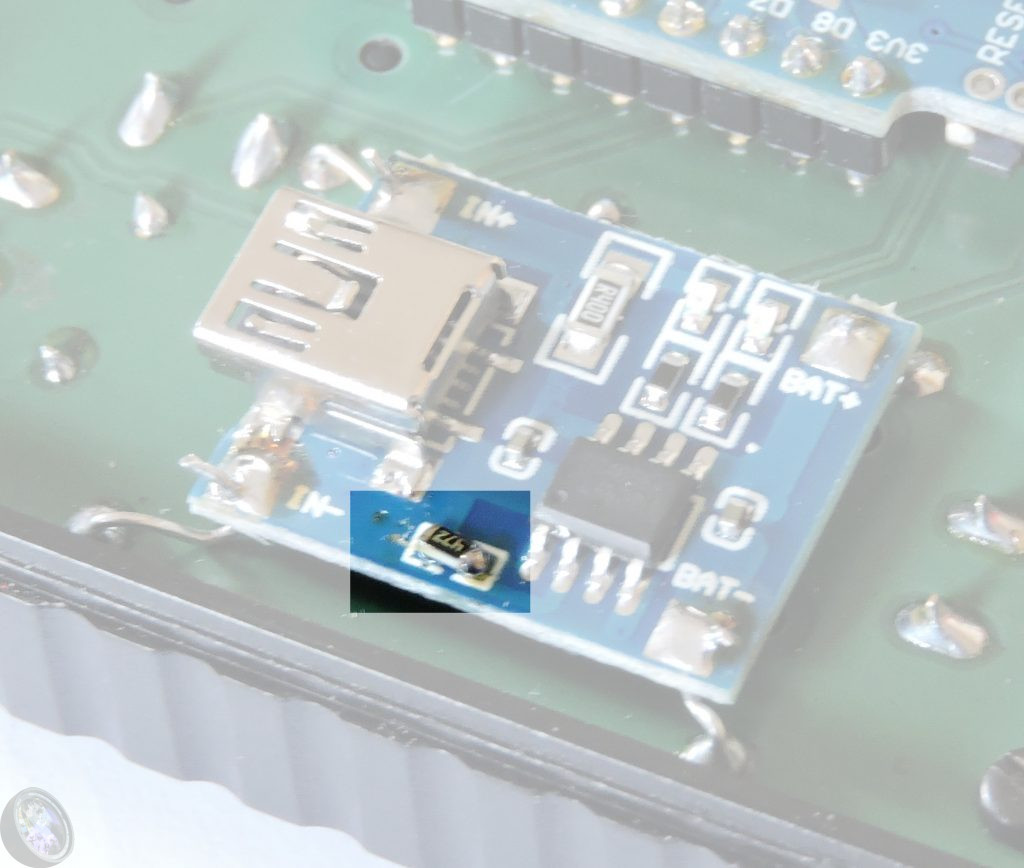 Programmierwiderstand für TP4056